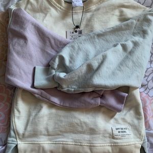 Zara Kids Multi Color Crew Neck Sweater